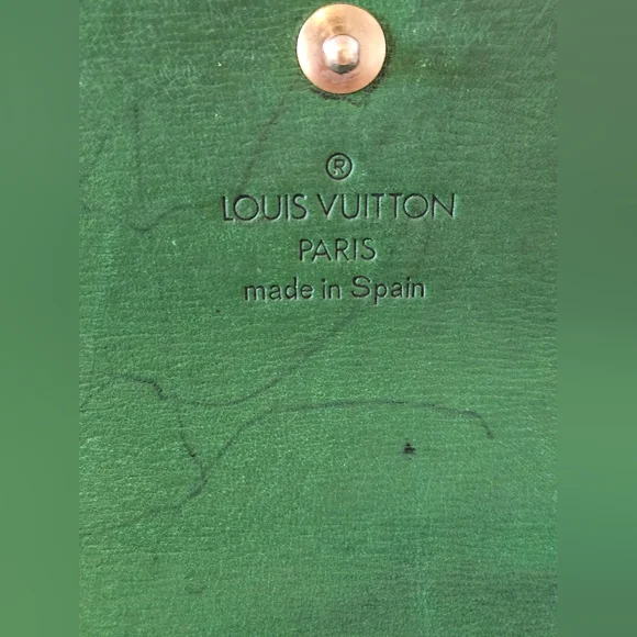LV Louis Vuitton Green Epi Long Wallet with Elegant Crossbody Chain - Picture 7 of 14